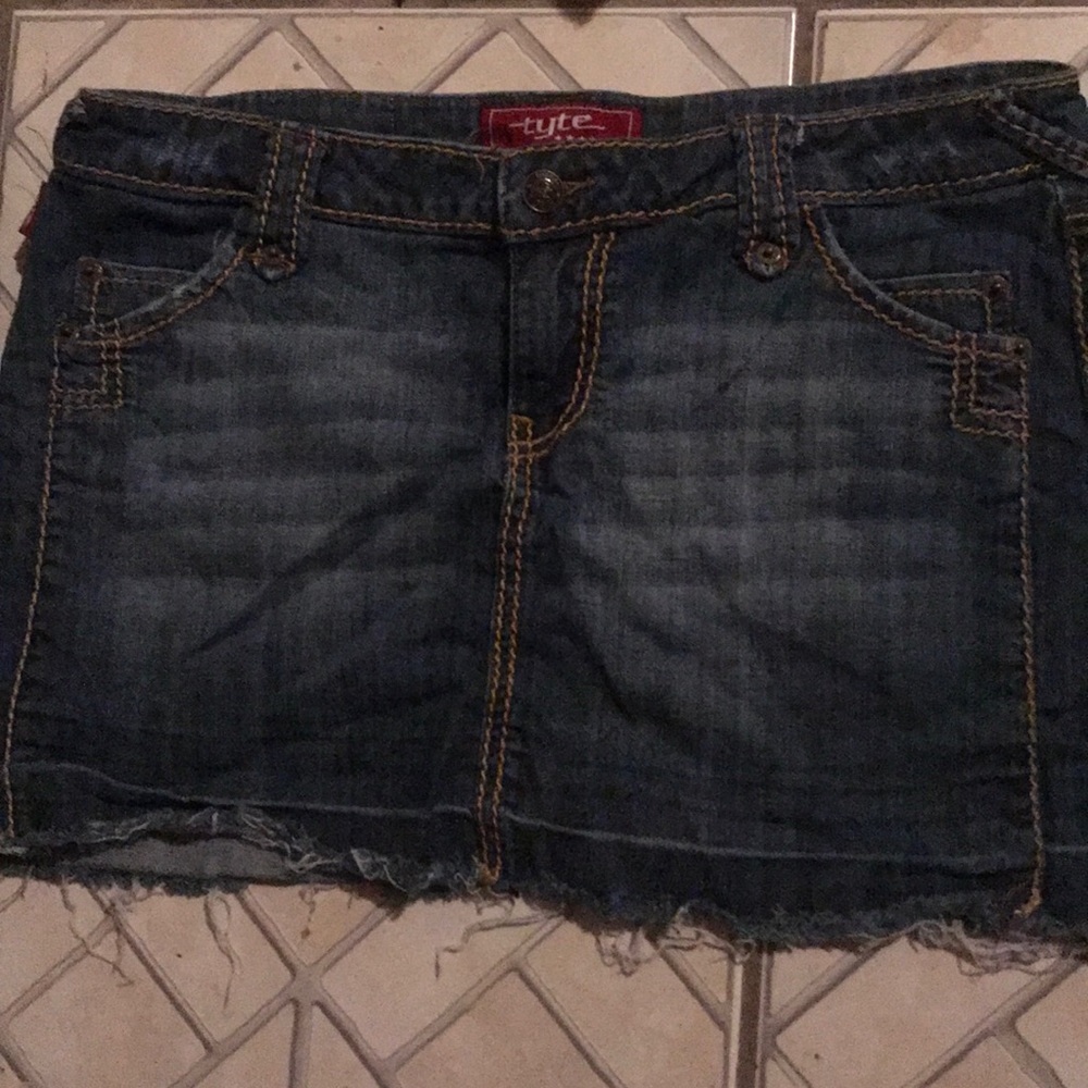 Tyte  Jean mini skirt